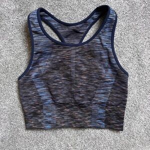 LNDR Marvels Sports Bra, XS, Blue Space Dye